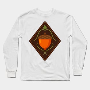 Cute Fall Stamp Long Sleeve T-Shirt